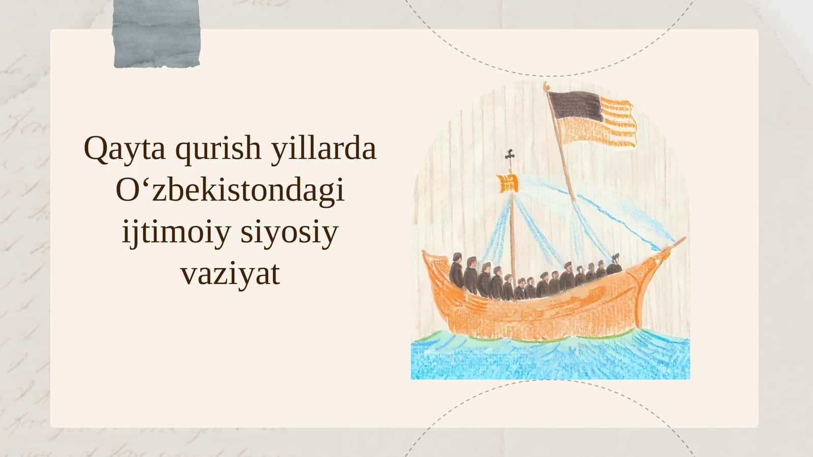 Qayta qurish yillarda Oʻzbekistondagi ijtimoiy siyosiy vaziyat 1