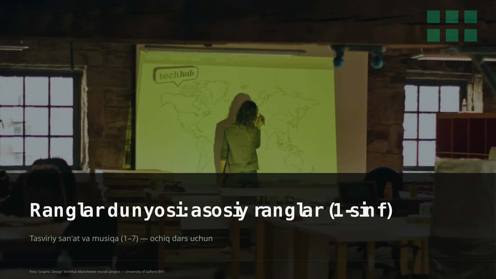 Ranglar dunyosi: asosiy ranglar (1-sinf) 1