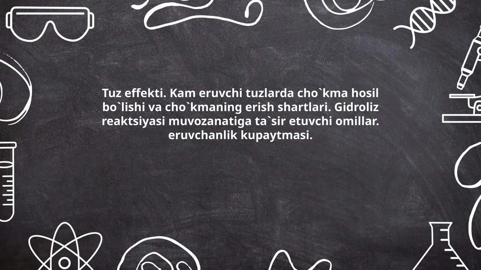 Tuz effekti 1