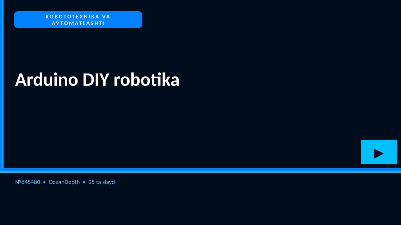 Arduino DIY robotika 1