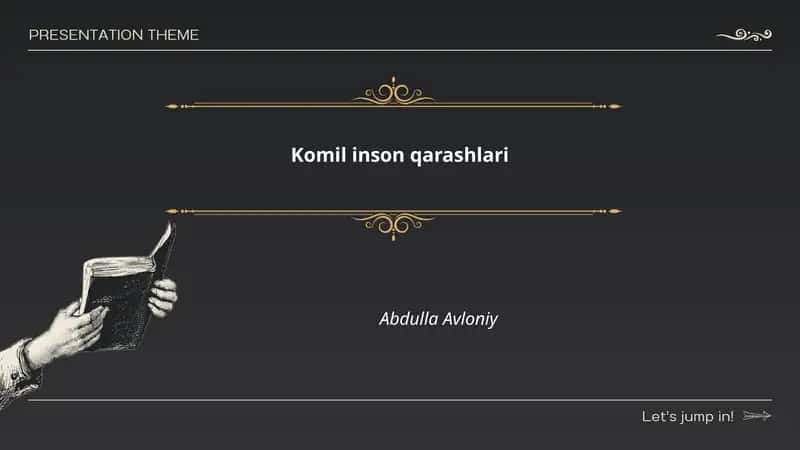 Komil inson qarashlari 1