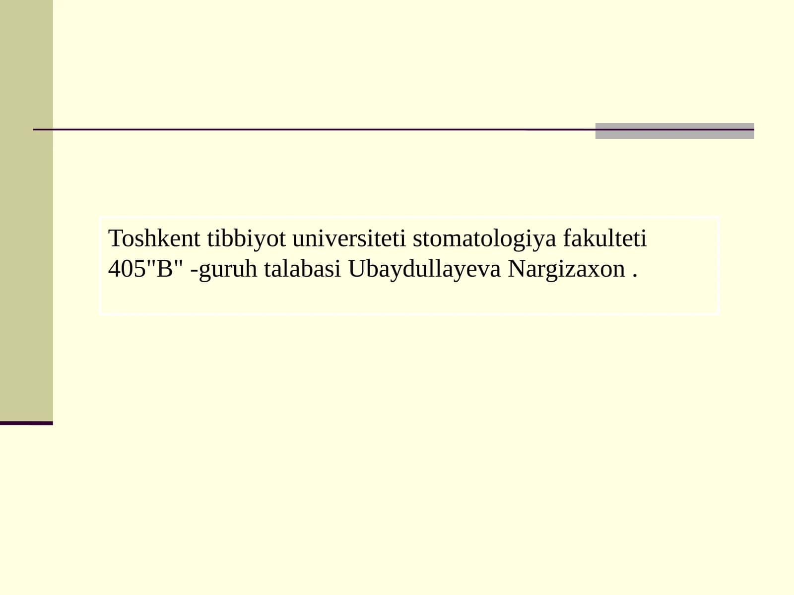 Uch shoxli nervning klinik anatomiyasi 1
