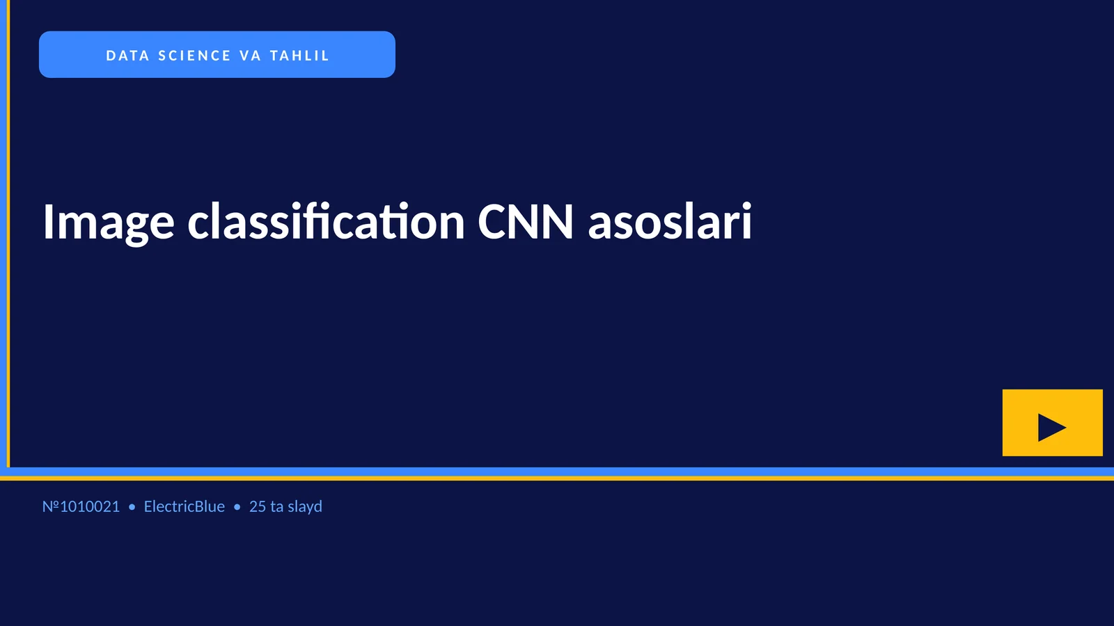 Image classification CNN asoslari 1