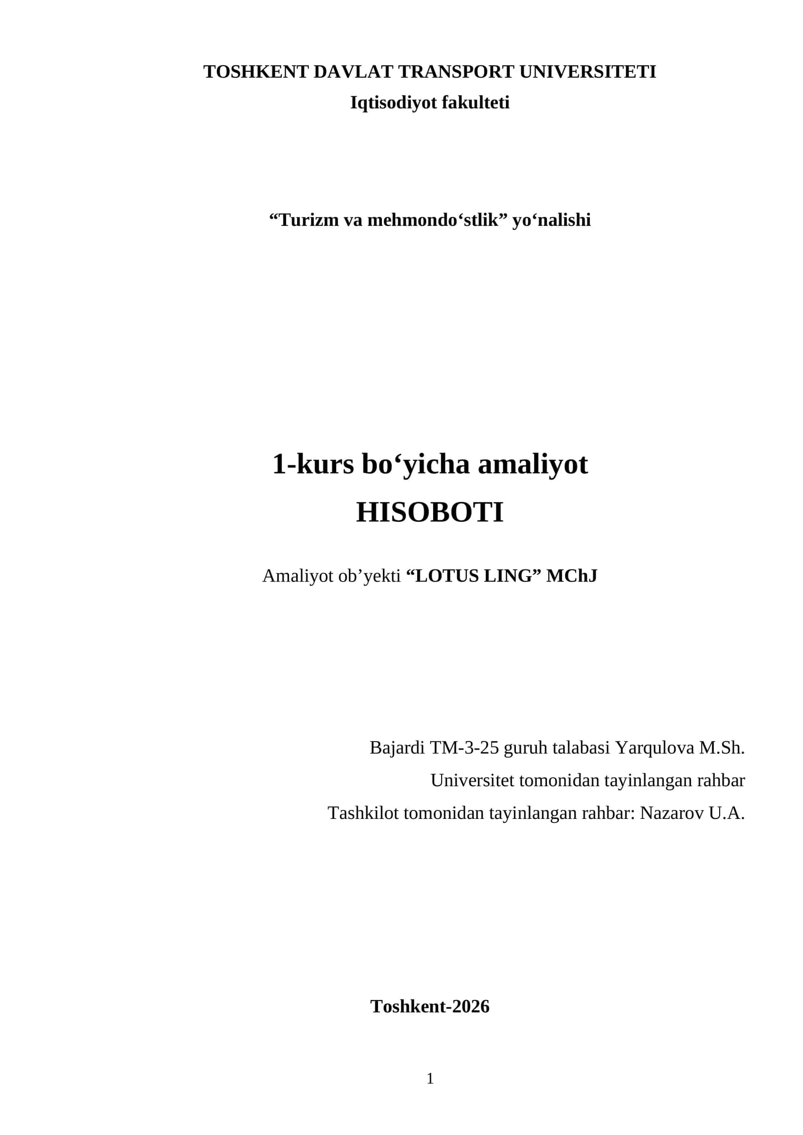 HISOBOTI 1