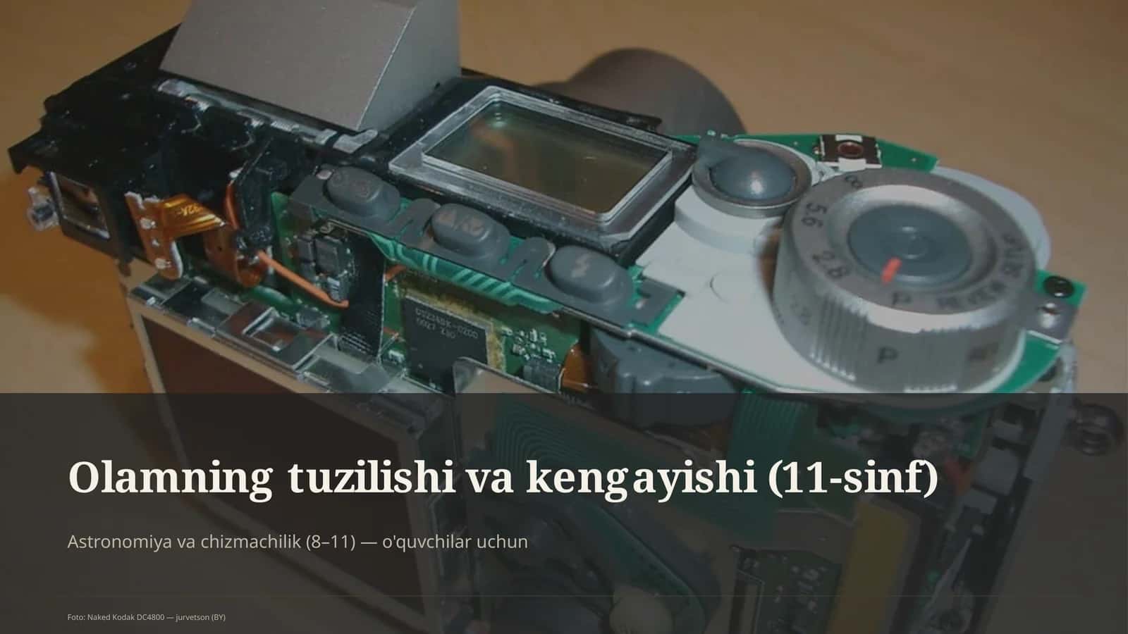 Olamning tuzilishi va kengayishi (11-sinf) 1
