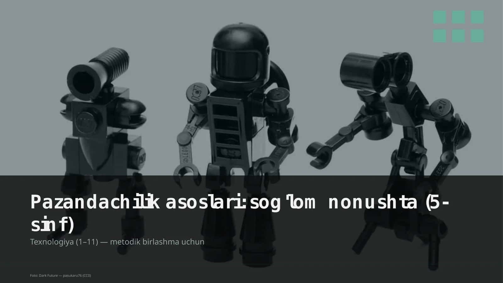 Pazandachilik asoslari: sog'lom nonushta (5-sinf) 1