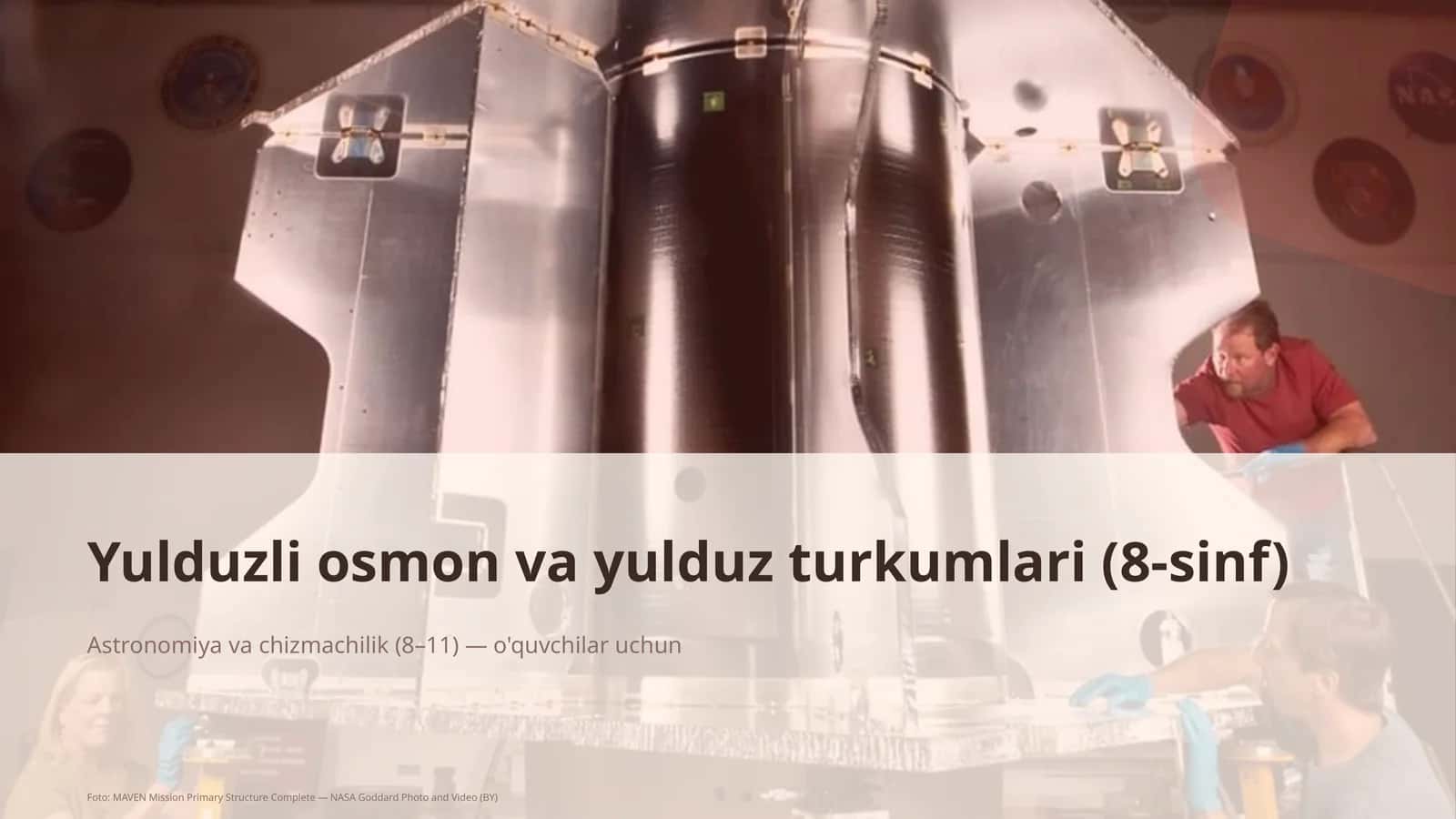 Yulduzli osmon va yulduz turkumlari (8-sinf) 1