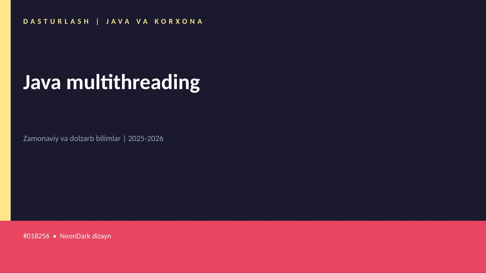 Java multithreading 1