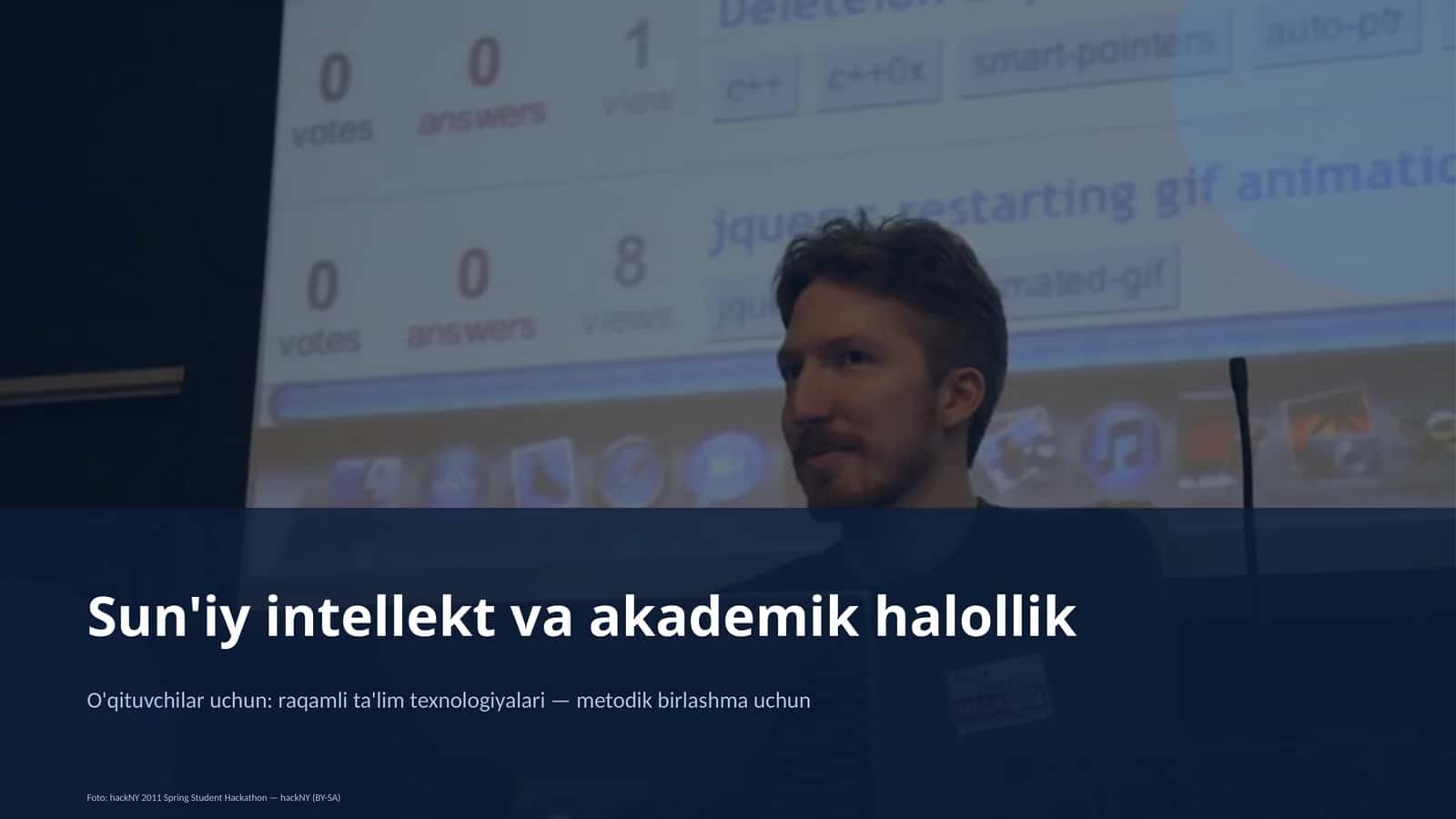 Sun'iy intellekt va akademik halollik 1