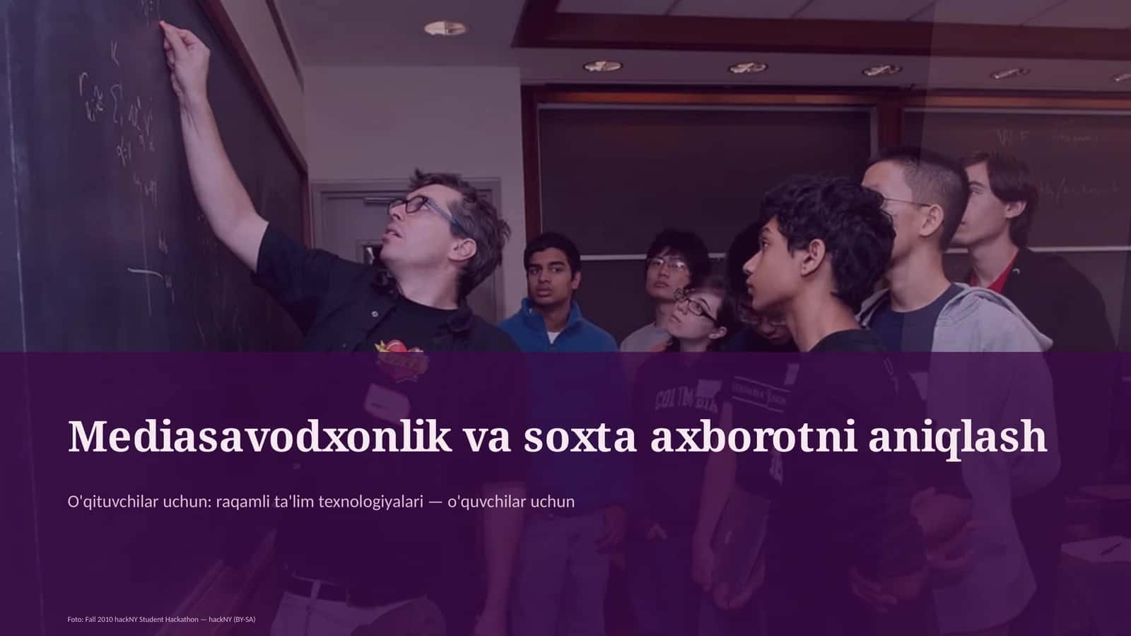Mediasavodxonlik va soxta axborotni aniqlash 2