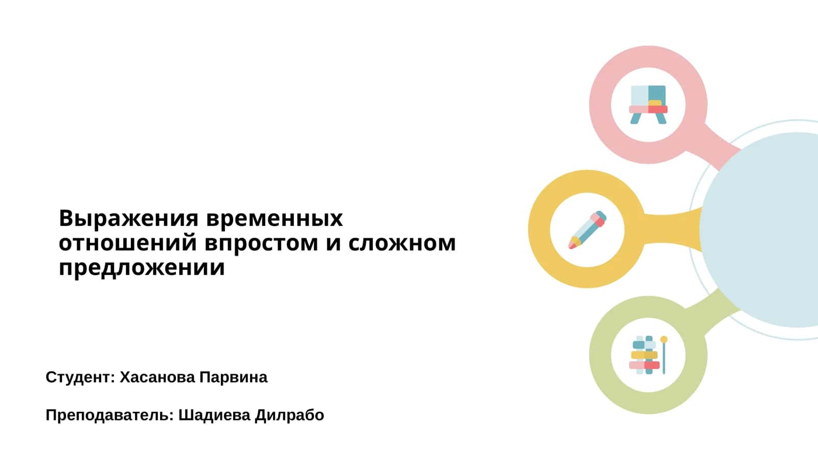 Выражения временных отношений впростом и сложном предложении 1