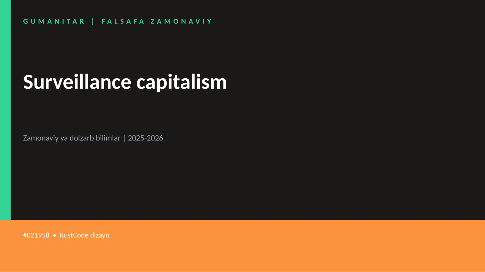 Surveillance capitalism 1