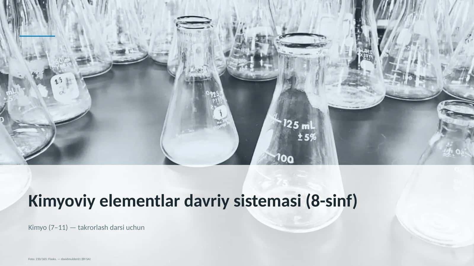 Kimyoviy elementlar davriy sistemasi (8-sinf) 1