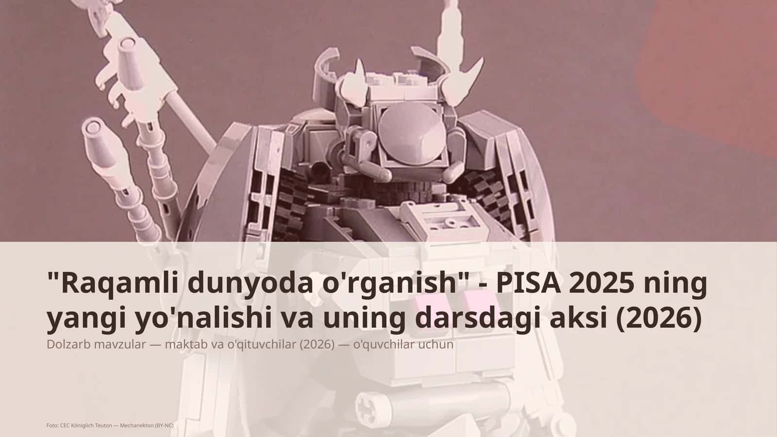 Dolzarb mavzular — maktab va o'qituvchilar (2026) — o'quvchilar uchun 1