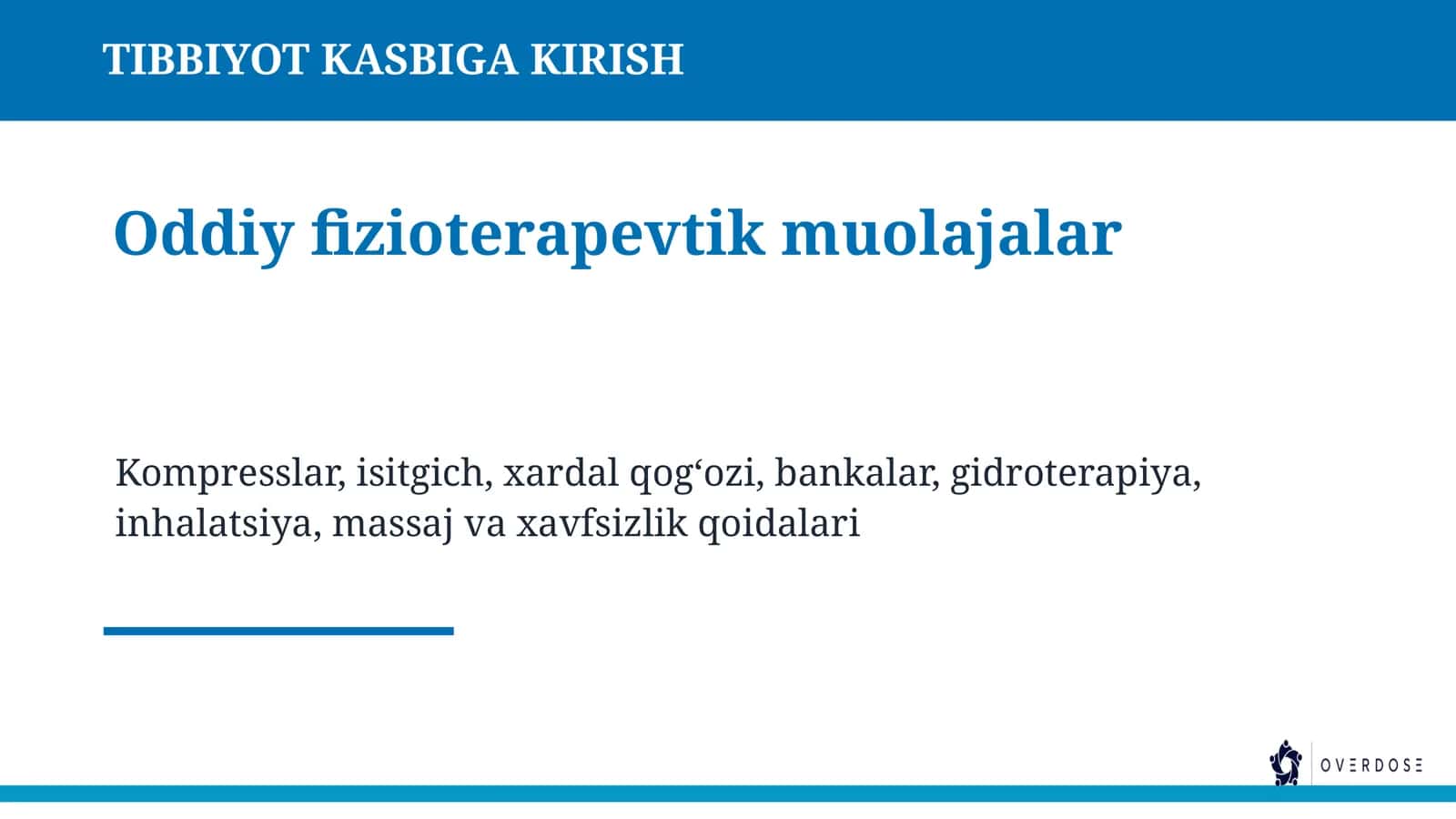 Tibbiyot kasbiga 1