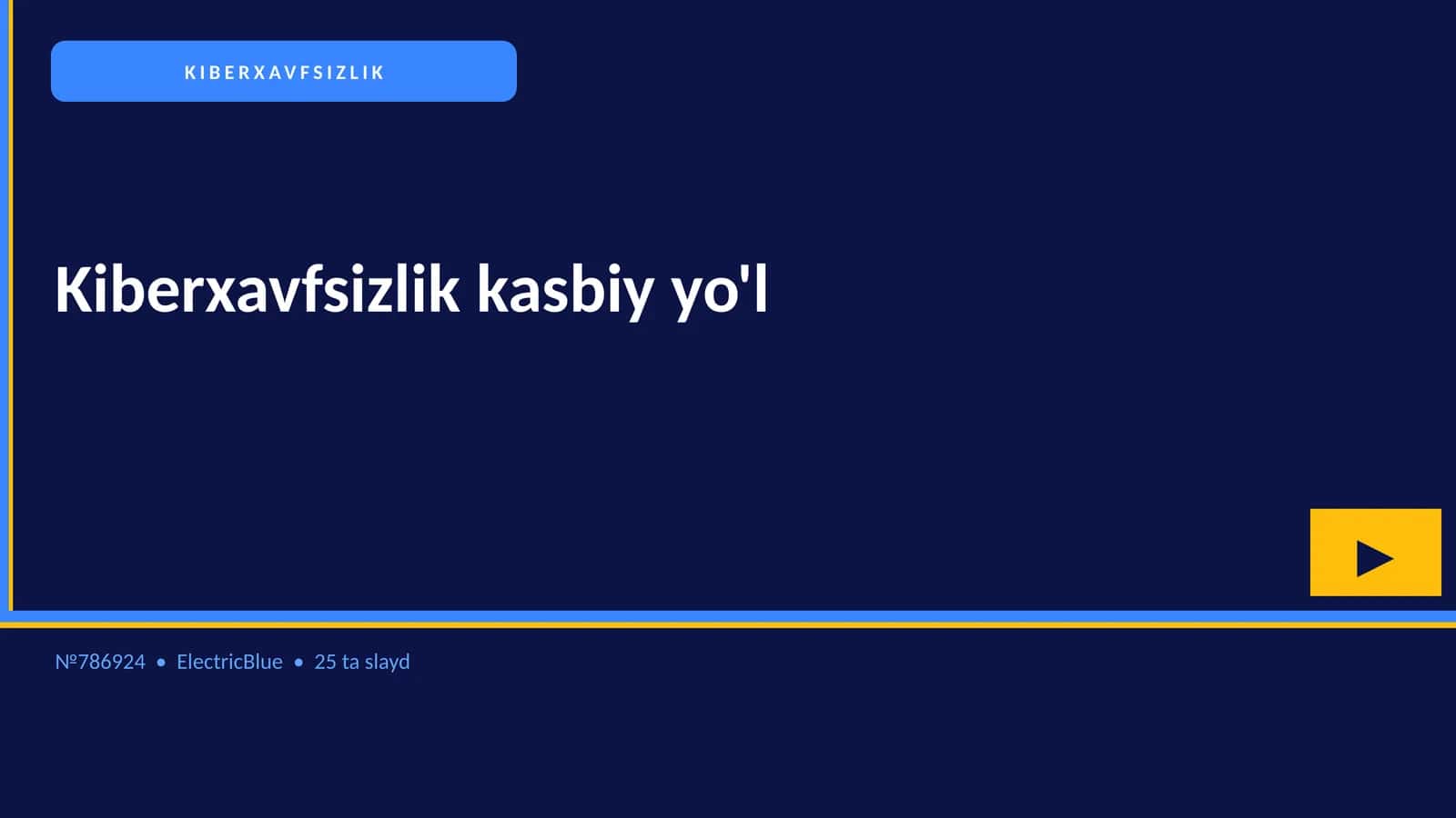Kiberxavfsizlik 1