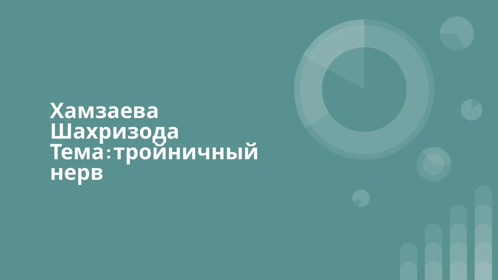Ядра тройничного нерва 1