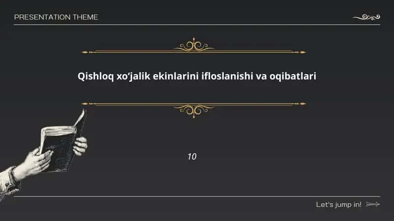 Qishloq xoʻjalik ekinlarini ifloslanishi va oqibatlari 1