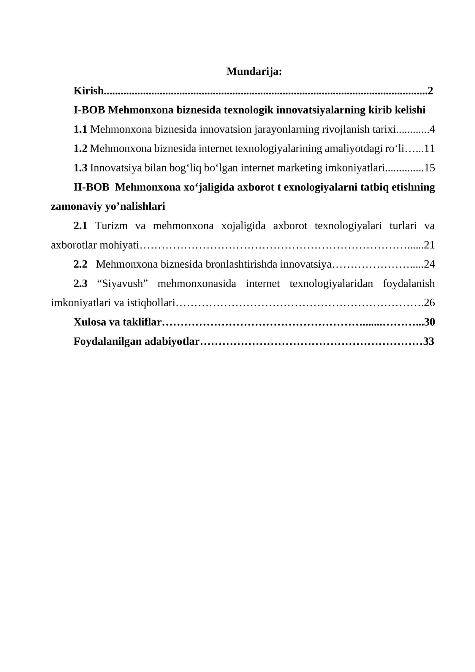 Mehmonxona biznesida texnologik innovatsiyalarning kirib kelishi 1