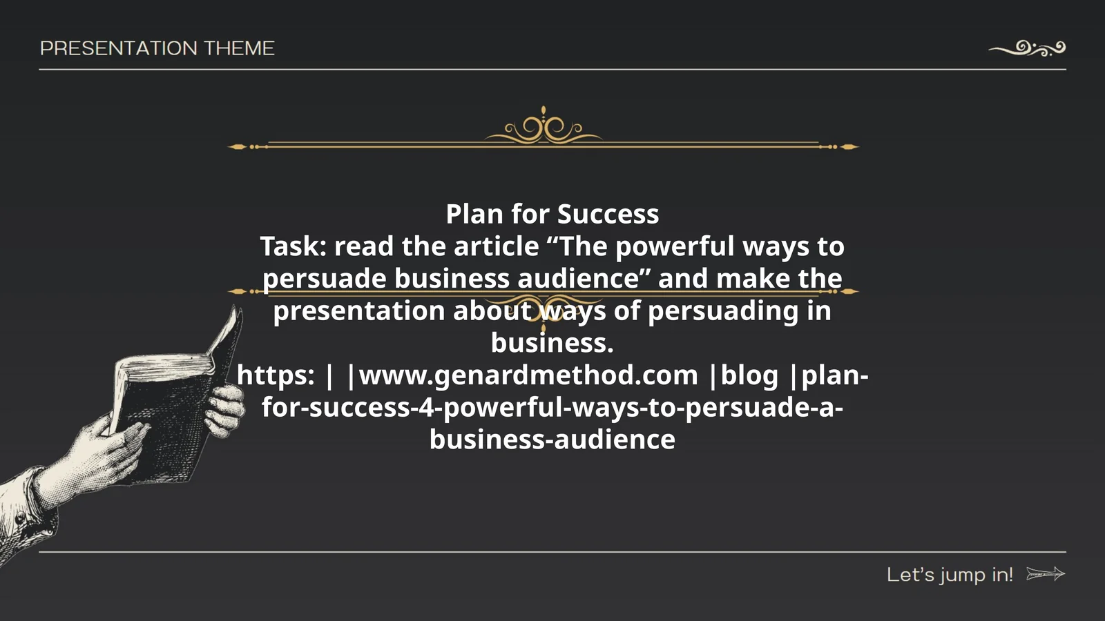Plan for Success 1