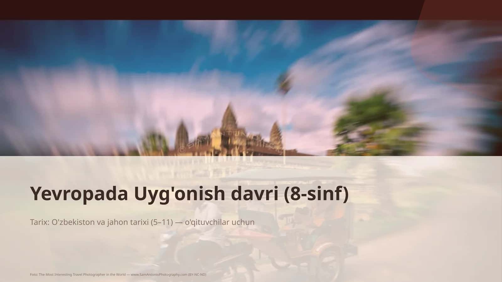 Yevropada Uyg'onish davri (8-sinf) 1