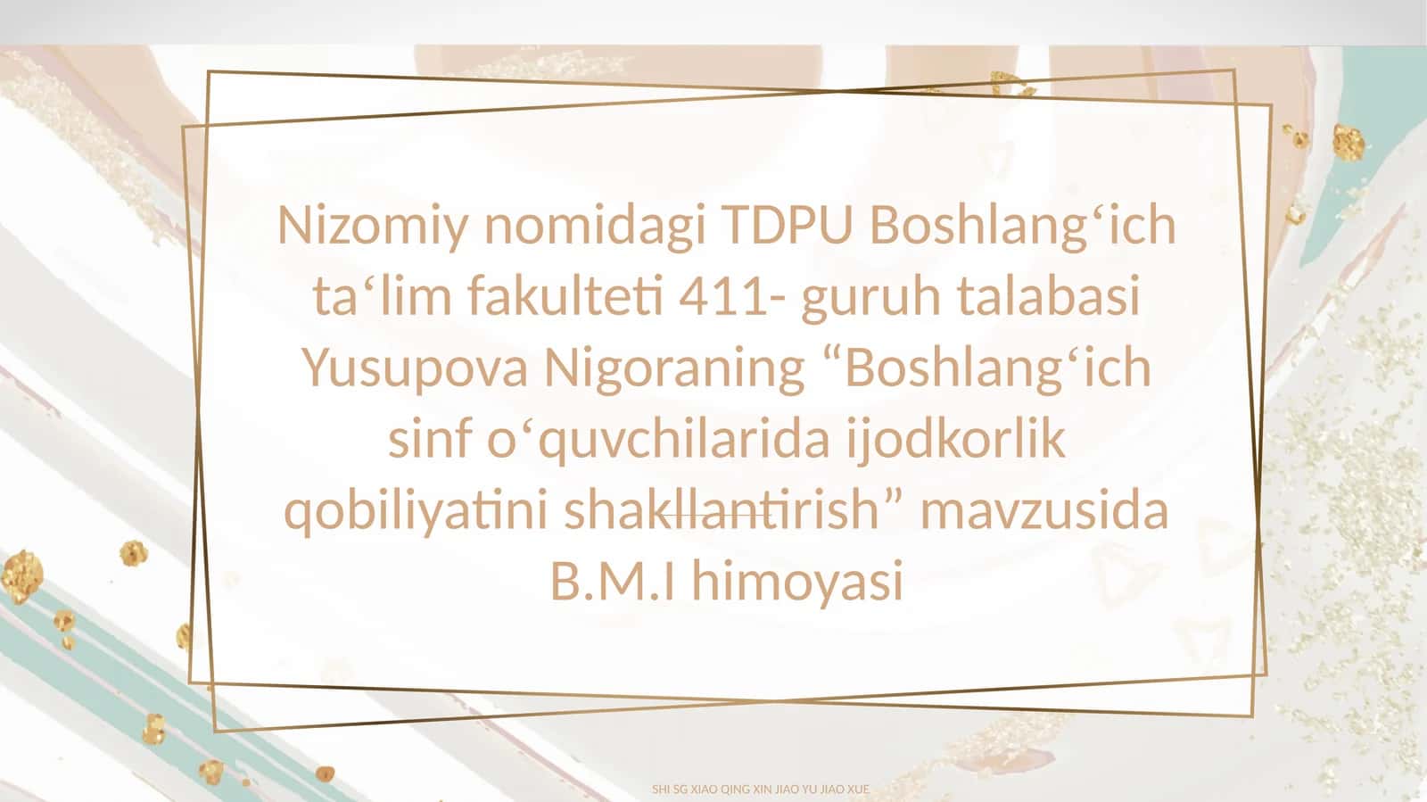 Boshlang‘ich sinf o‘quvchilarida ijodkorlik qobiliyatini shakllantirish 1