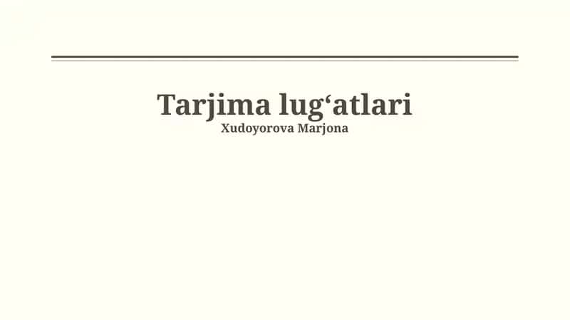 Elektron lug'atlar 1