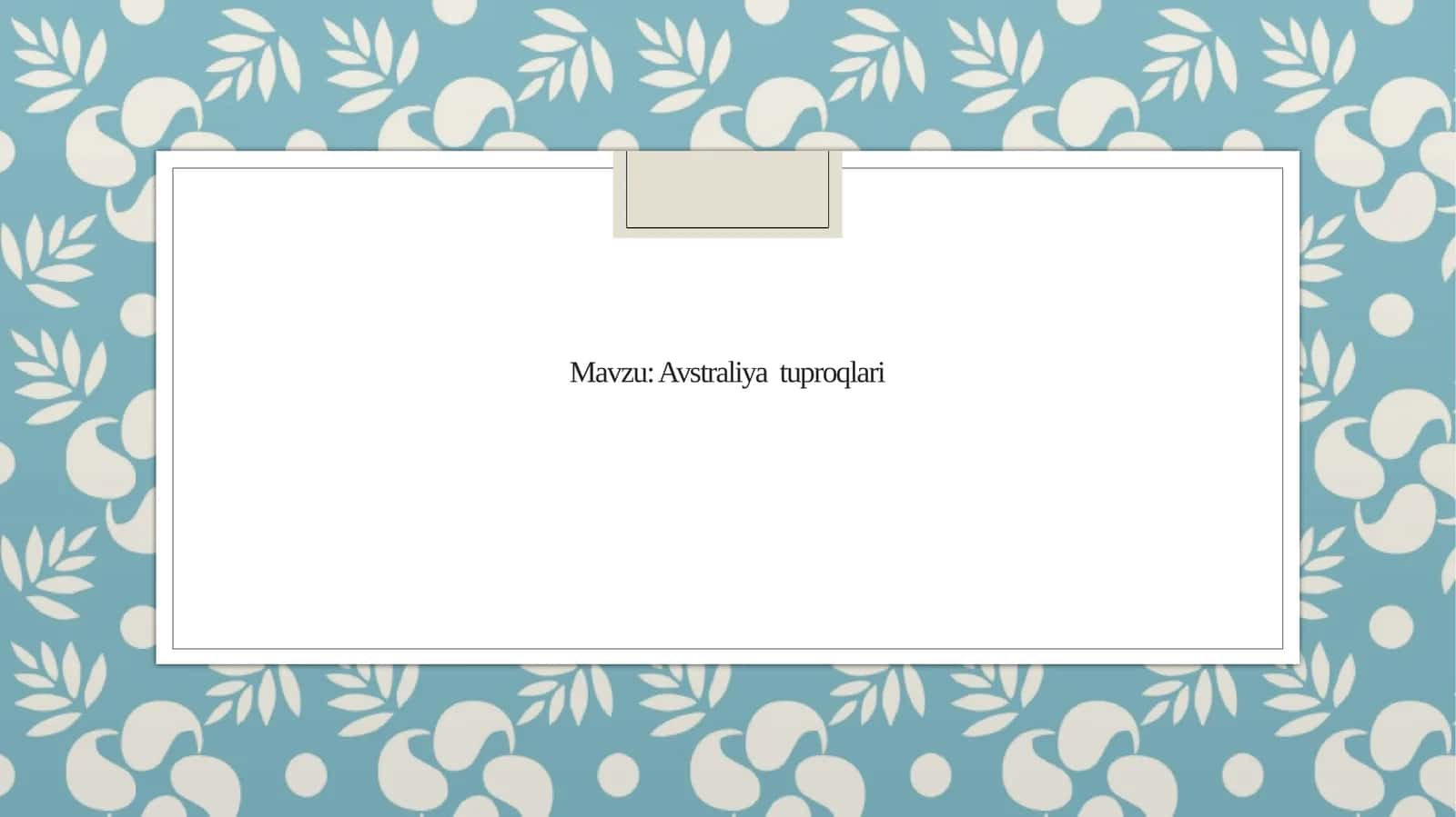 Avstraliya tuproqlari 1