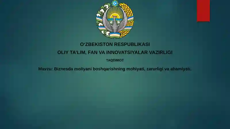 Moliya menejmenti