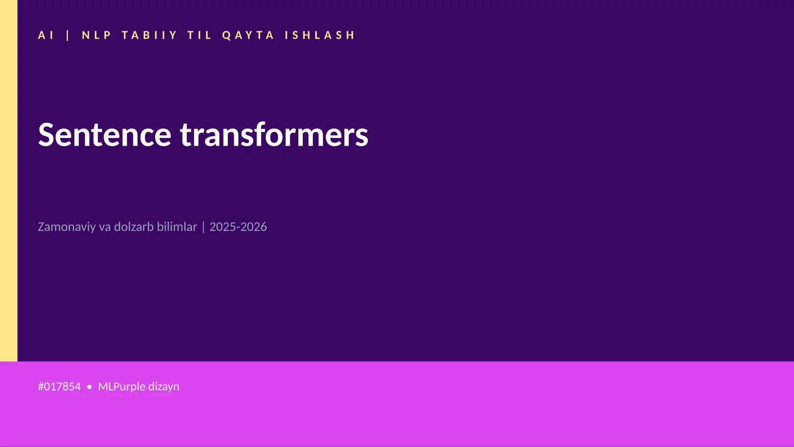 AI | NLP TABIIY TIL QAYTA ISHLASH 1