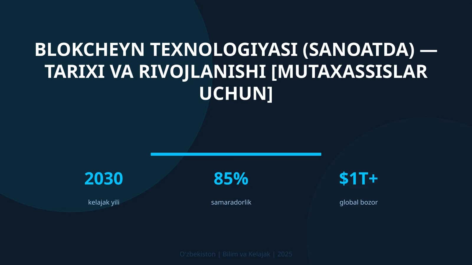 Blokcheyn texnologiyasi (sanoatda) — tarixi va rivojlanishi [mutaxassislar uchun] 1