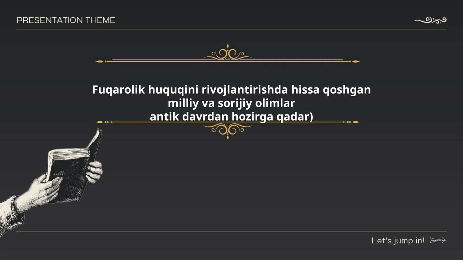 Fuqarolik huquqini rivojlantirishda hissa qoshgan milliy va sorijiy olimlar 1