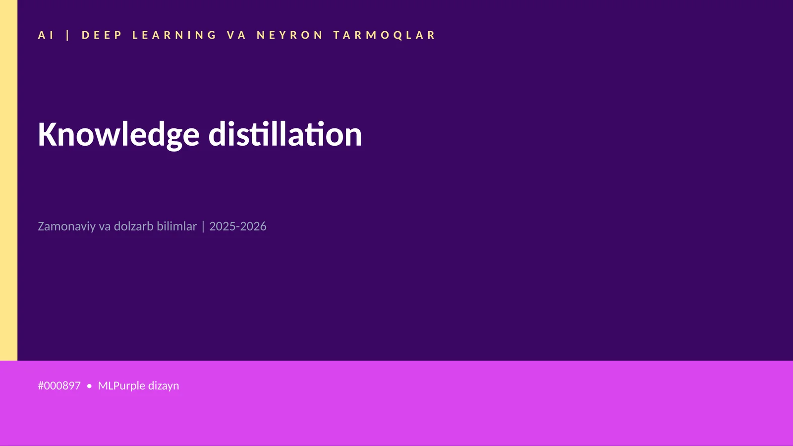 AI | DEEP LEARNING VA NEYRON TARMOQLAR 1