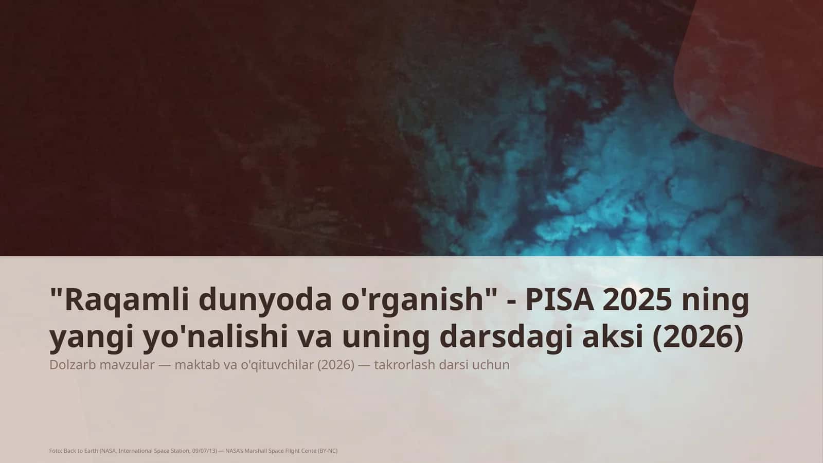 Raqamli dunyoda o'rganish 1