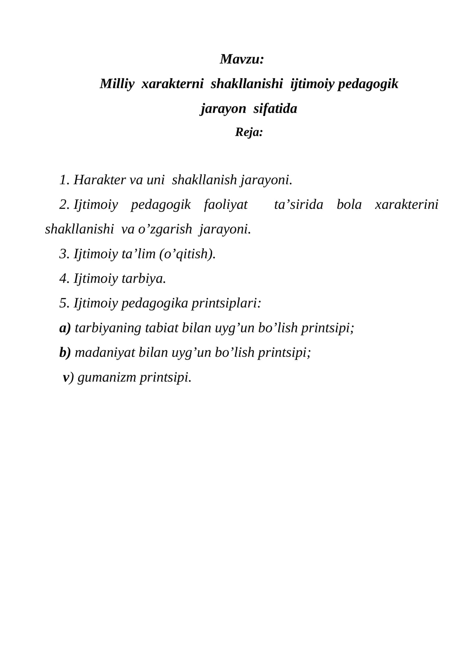 Milliy xarakterni shakllanishi ijtimoiy pedagogik jarayon sifatida 1