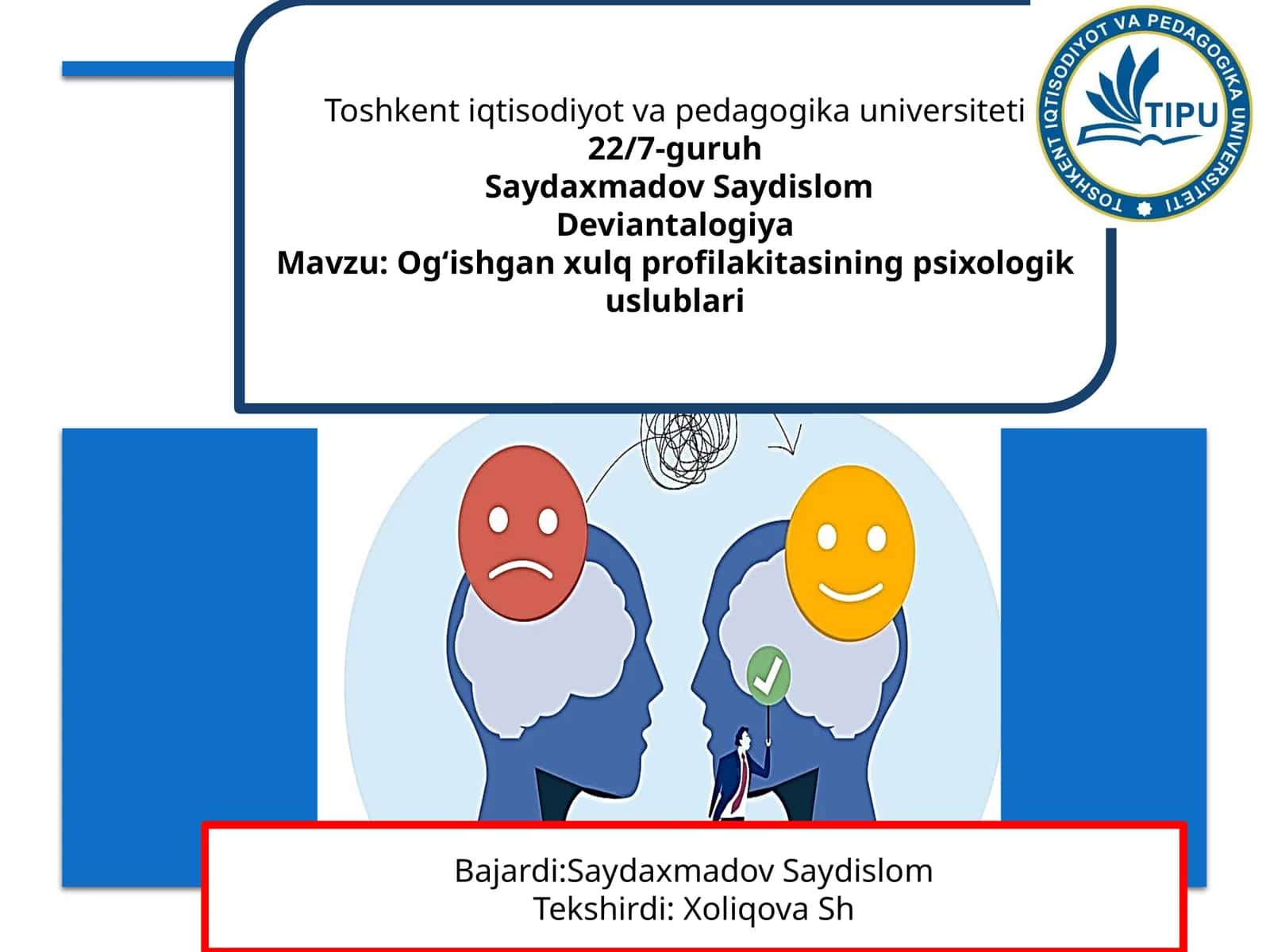 Deviantalogiya 1