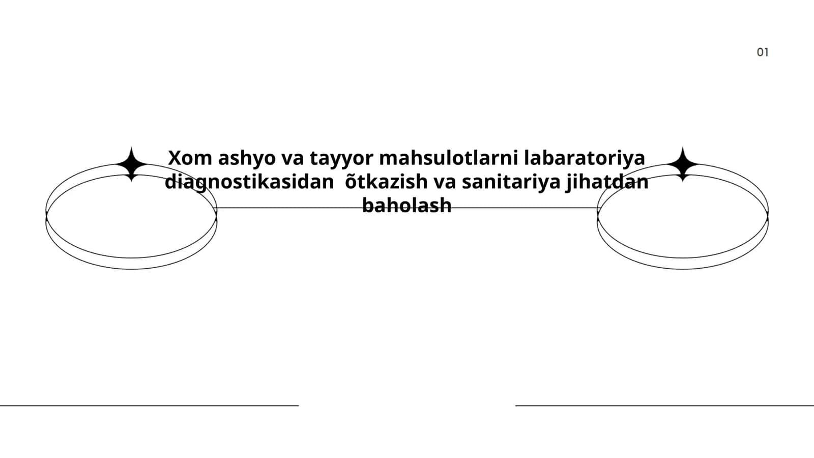 Xom ashyo va tayyor mahsulotlarni labaratoriya diagnostikasidan õtkazish va sanitariya jihatdan baholash 1
