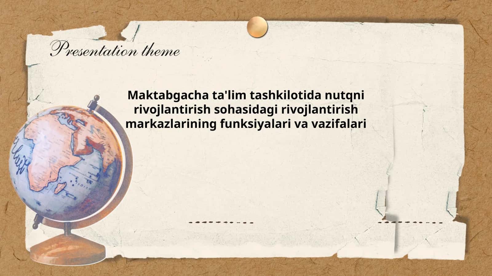 Maktabgacha ta'lim tashkilotida nutqni rivojlantirish sohasidagi rivojlantirish markazlarining funksiyalari va vazifalari 1