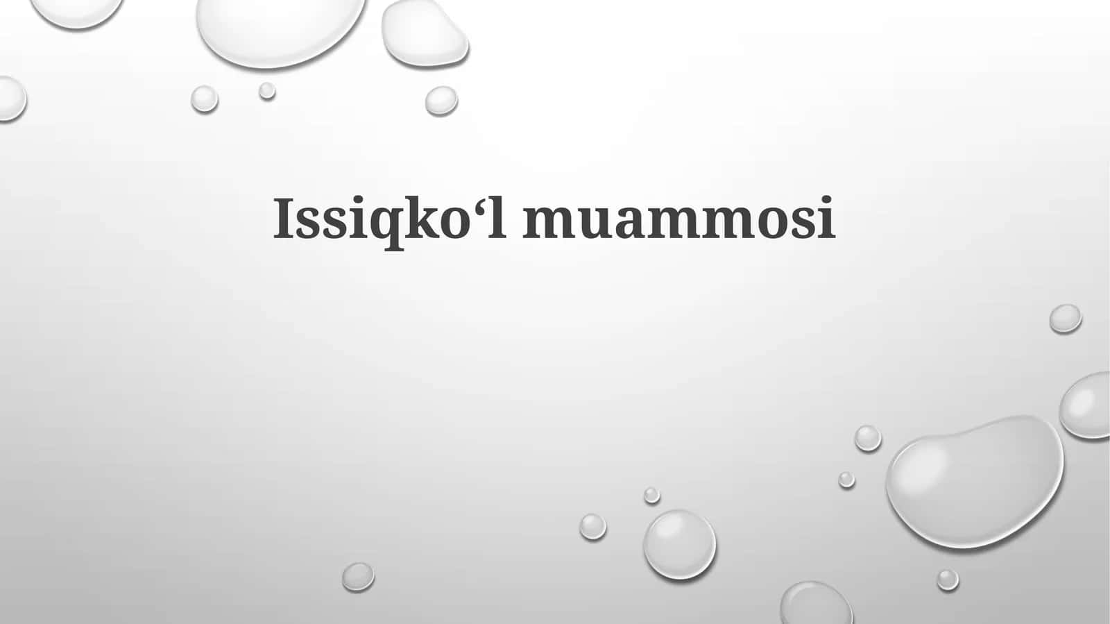 Issiqkoʻlmuammosi 1