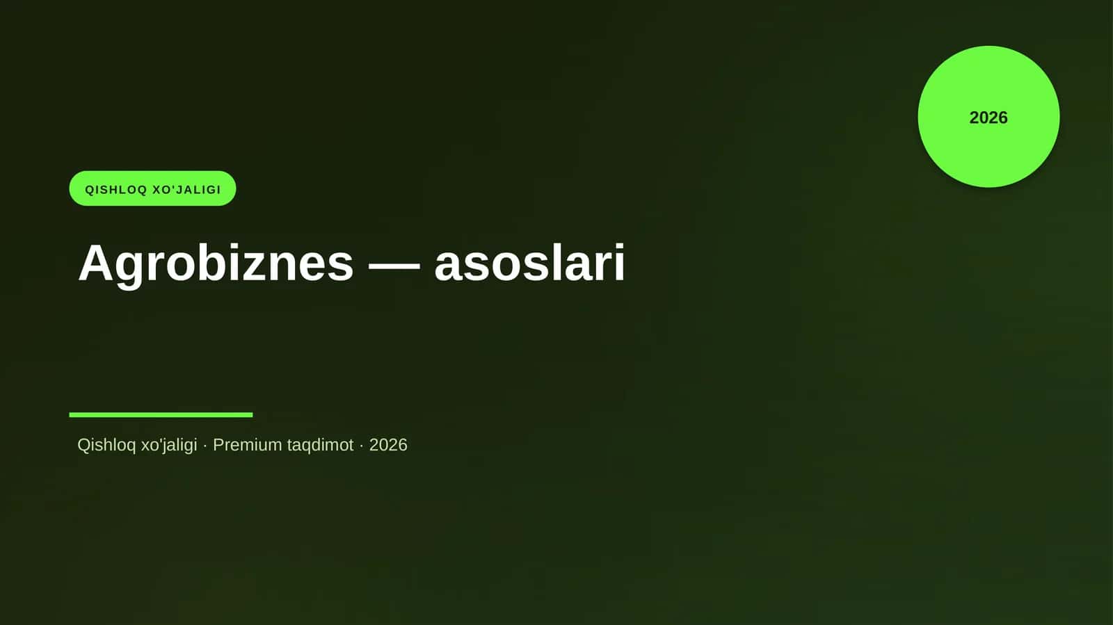 Agrobiznes — asoslari 1
