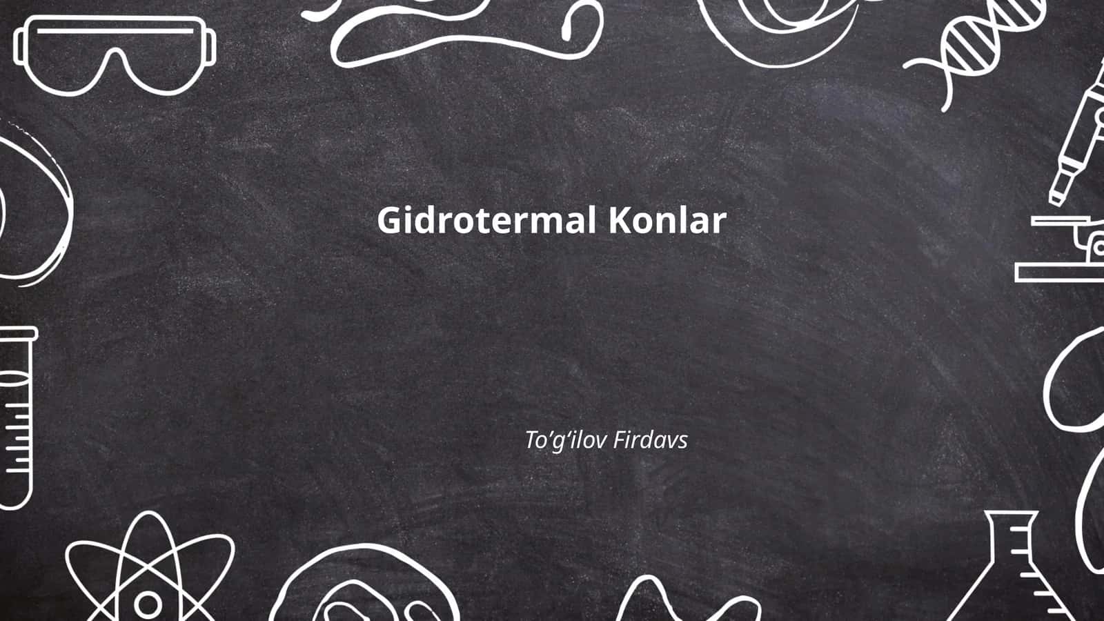 Geotermal energiya manbalari 1