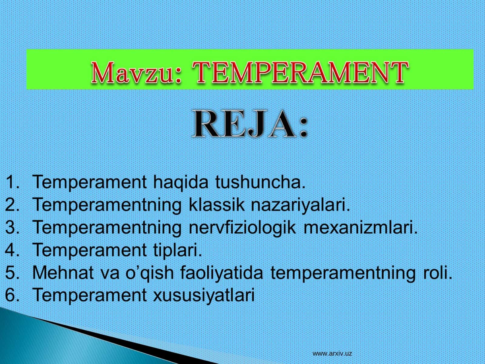 Hulq-atvori va faoliyat motivlari 1
