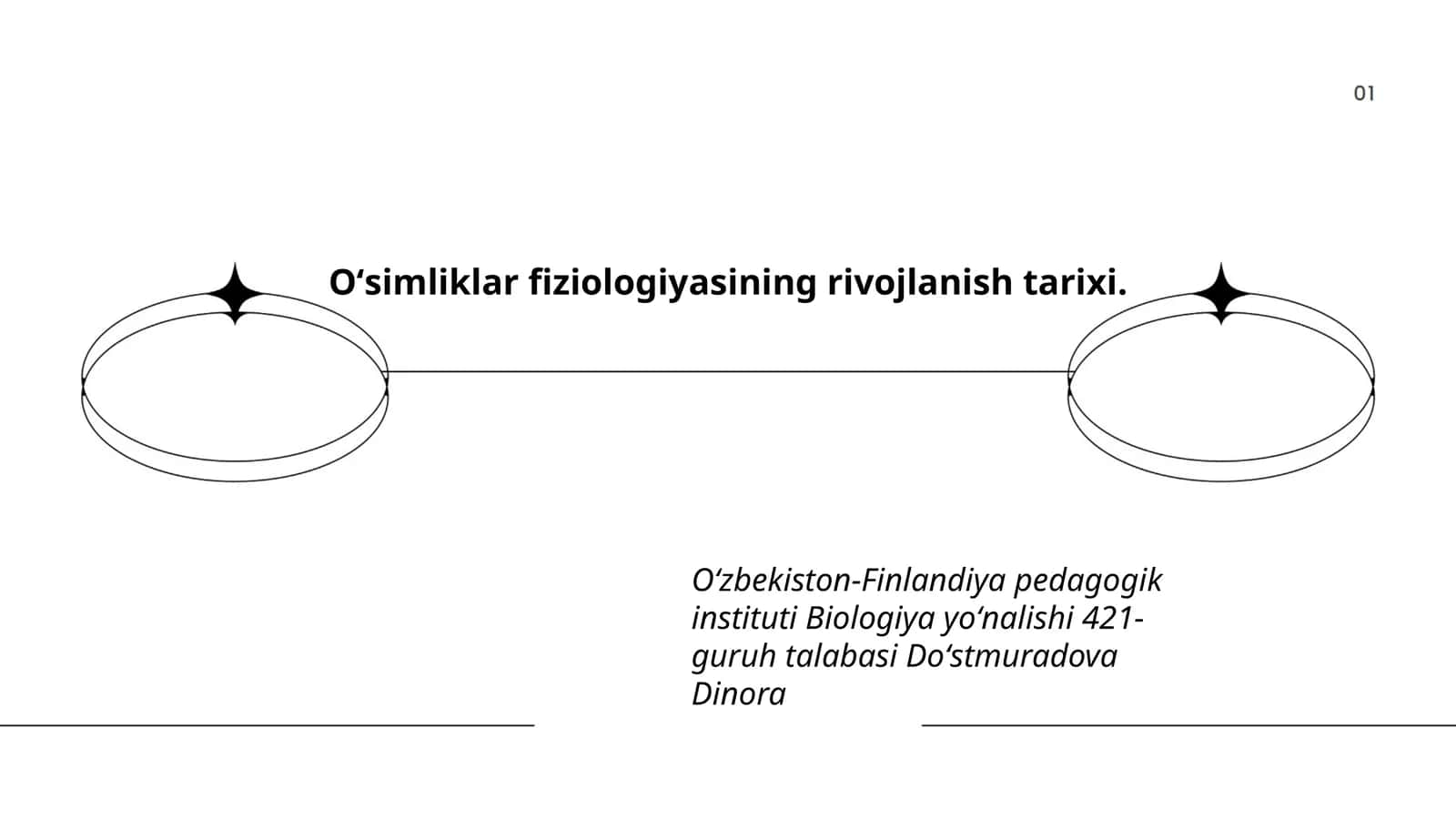 Oʻsimliklar fiziologiyasining rivojlanish tarixi 1