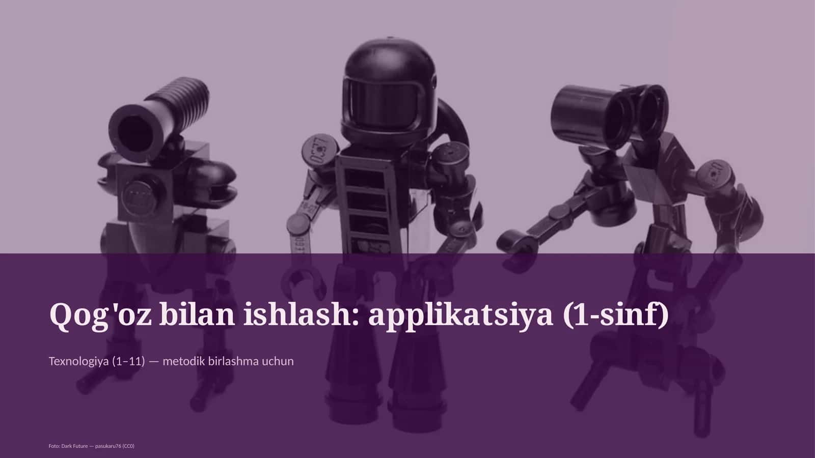 Qog'oz bilan ishlash: applikatsiya (1-sinf) 1