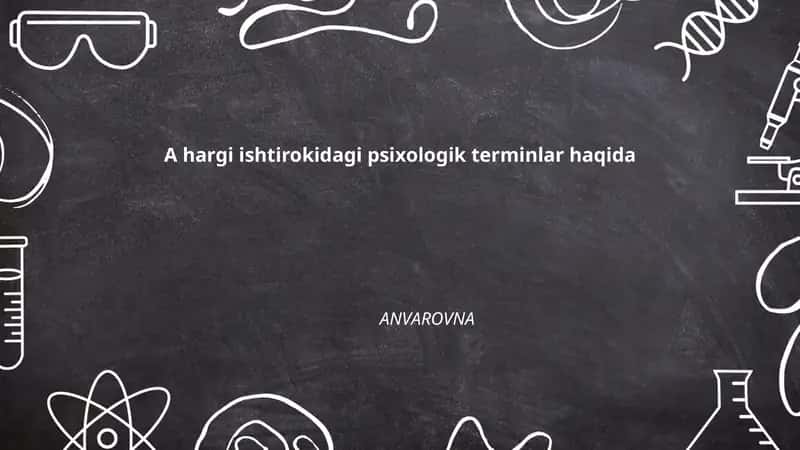 Psixologik Terminlar 1