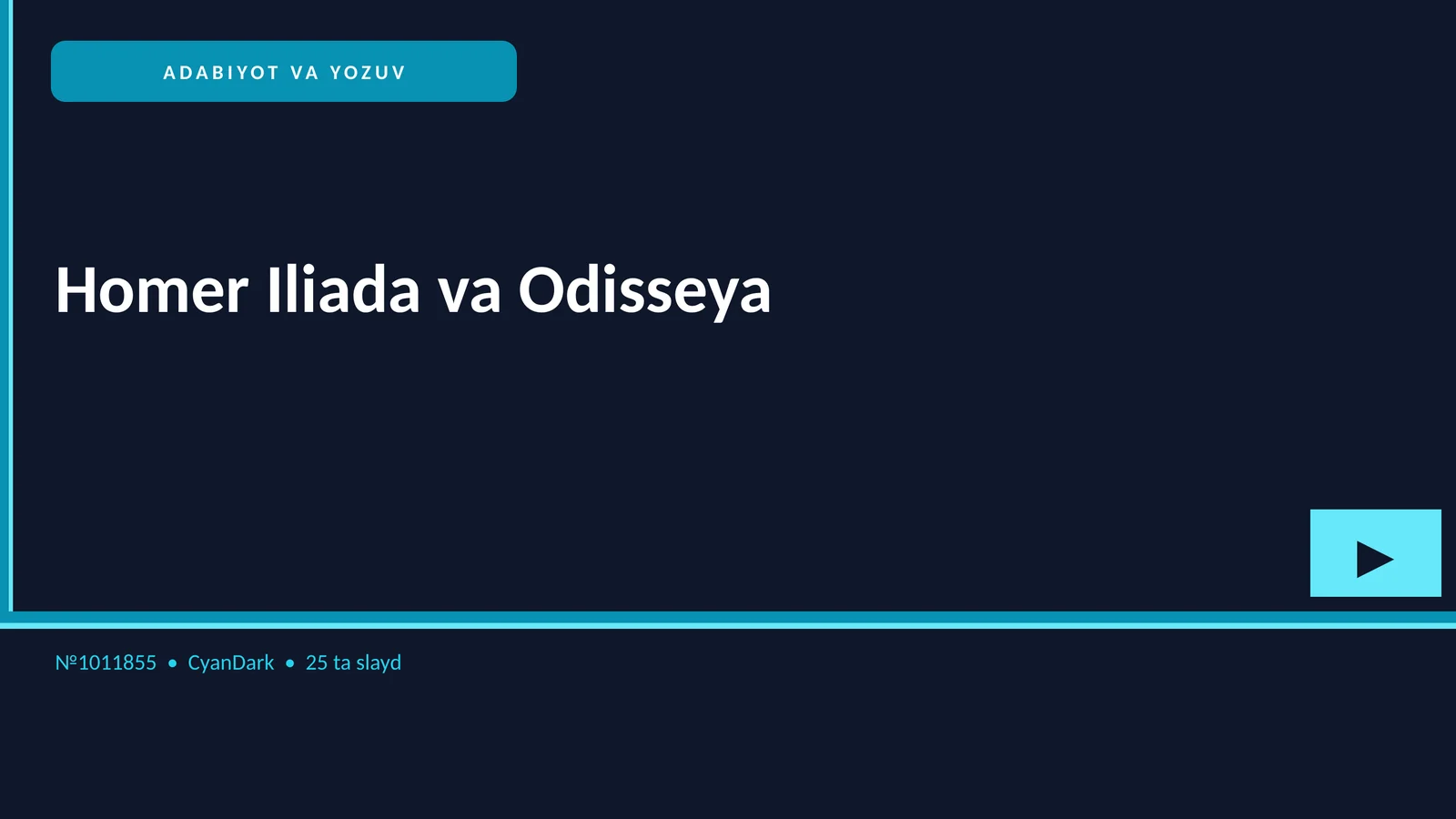 Homer Iliada va Odisseya 1