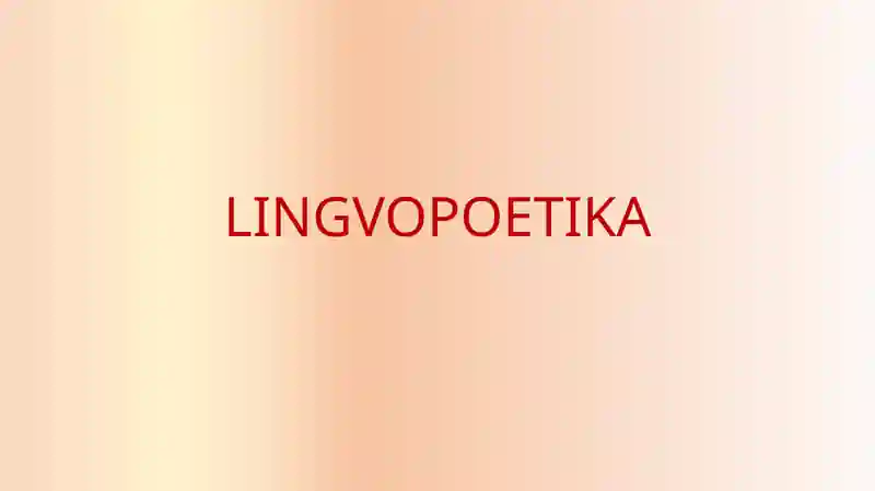 Lingvopoetika