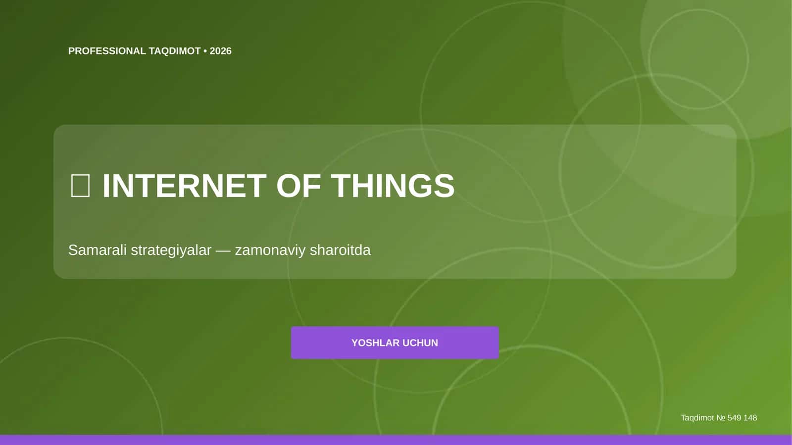 INTERNET OF THINGS 1