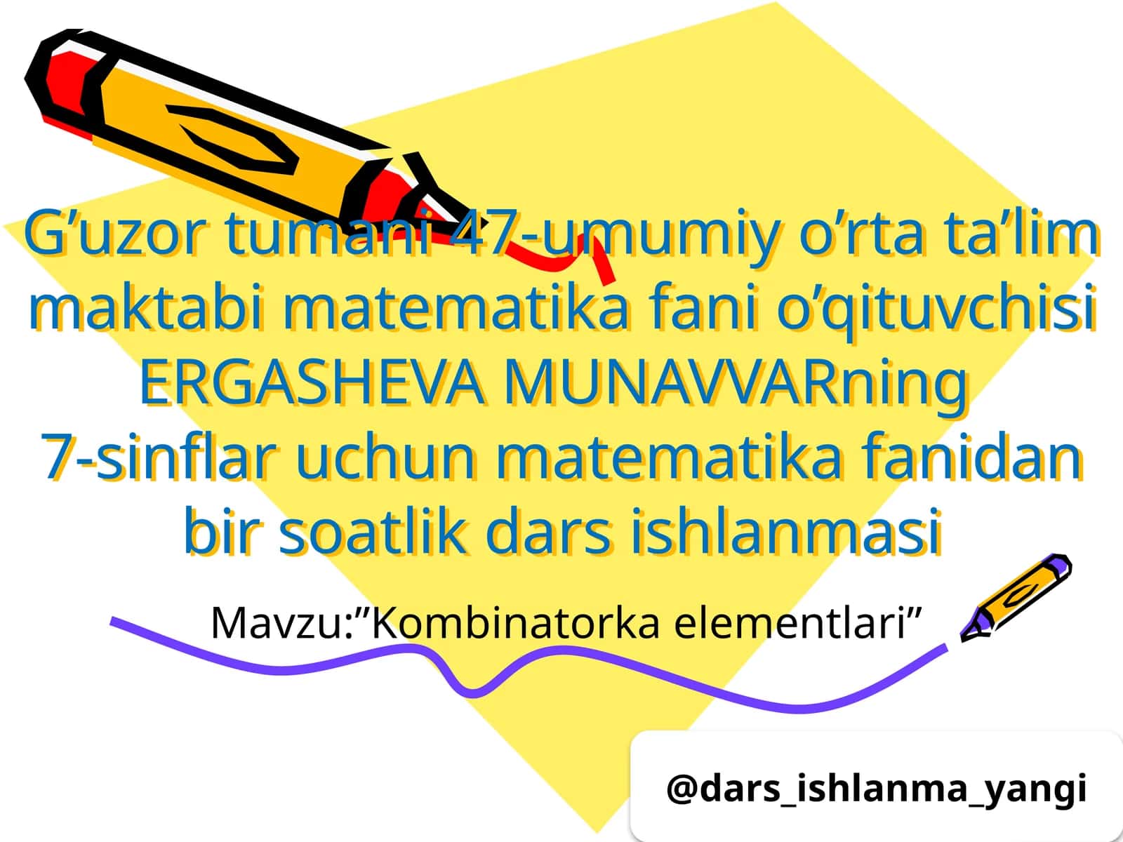 kombinatorika elementlari bo'yicha mavzular 1