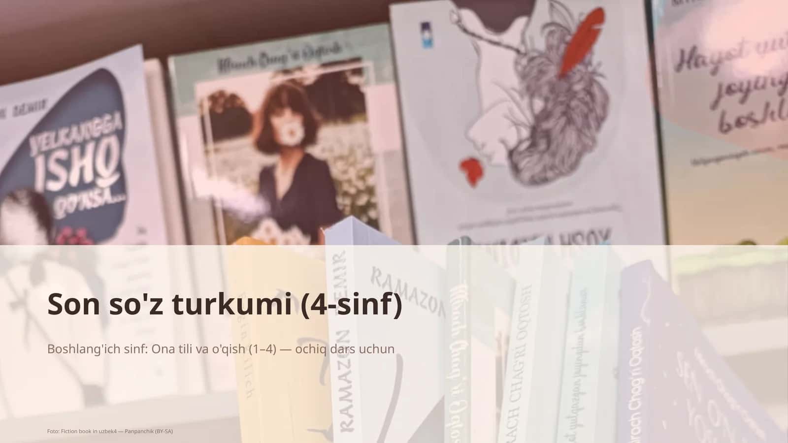 Son so'z turkumi (4-sinf) 1